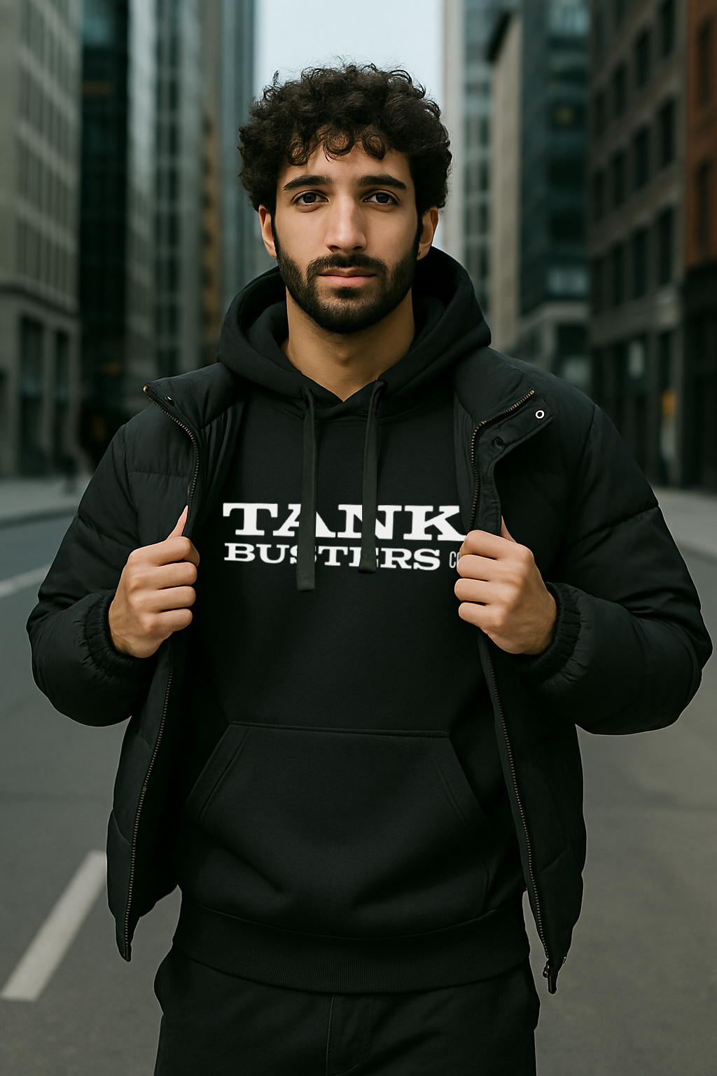 Bluza kaptur - Team TankBusters! (Big Logo)